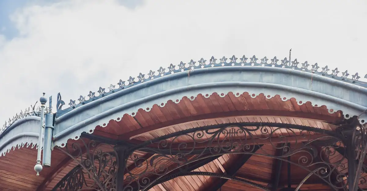 Past een klassieke windvaan op een modern dak of pergola?